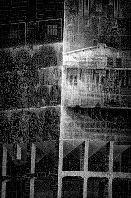 ireneusz borowski - linoryt punktowy - linocut