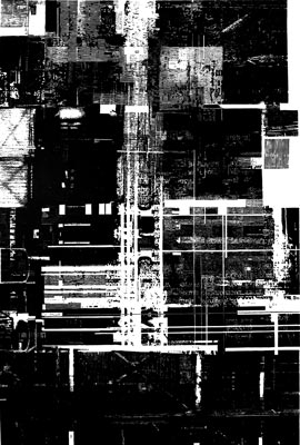 ireneusz borowski - linoryt punktowy - linocut