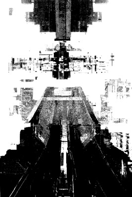 ireneusz borowski - linoryt punktowy - linocut